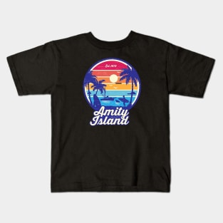 island amity shark Kids T-Shirt